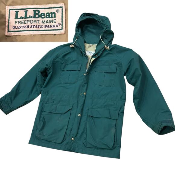 Vintage L.L. Bean Baxter State Parka Jacket Hooded Coat / Men’s L/XL - - Picture 1 of 4